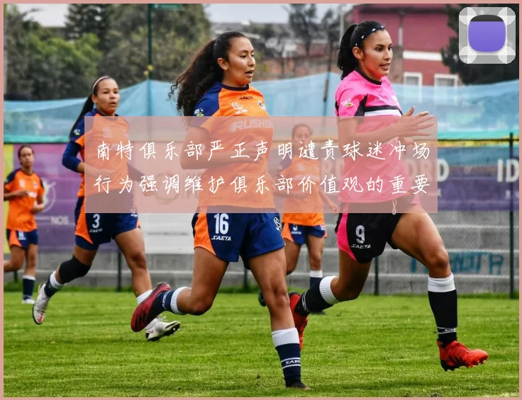 南特俱乐部严正声明谴责球迷冲场行为强调维护俱乐部价值观的重要性